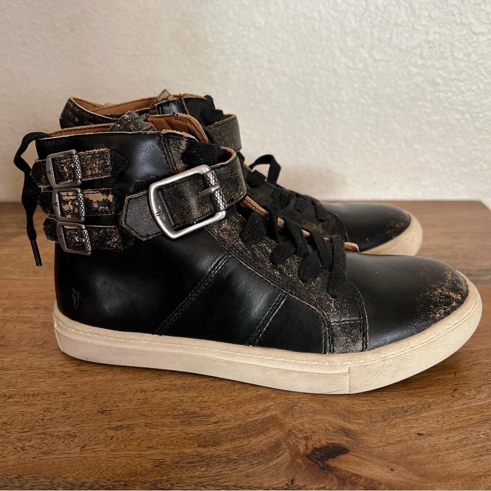 Frye Unisex-Child Dylan Strap Sneaker Size 2